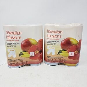 Lot 4 x NEW Up &Up Air Freshener Refills Hawaiian Infusions Scent Home Fragrance
